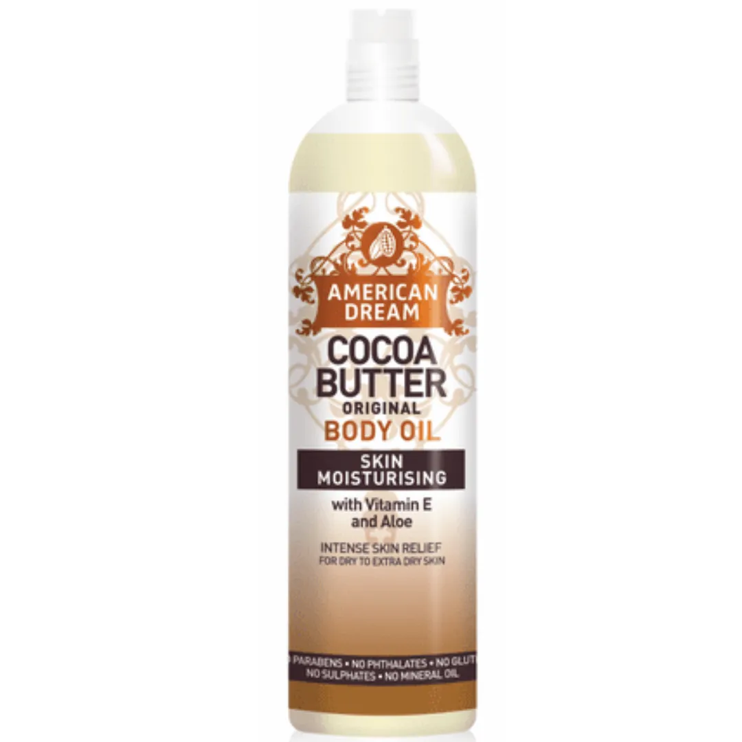 10. American Dream Huile Corporelle au Beurre de Cacao 200ml