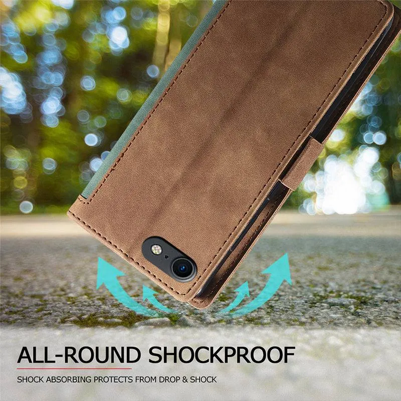 2022 ALL-New Shockproof Wallet Case For iPhone 8