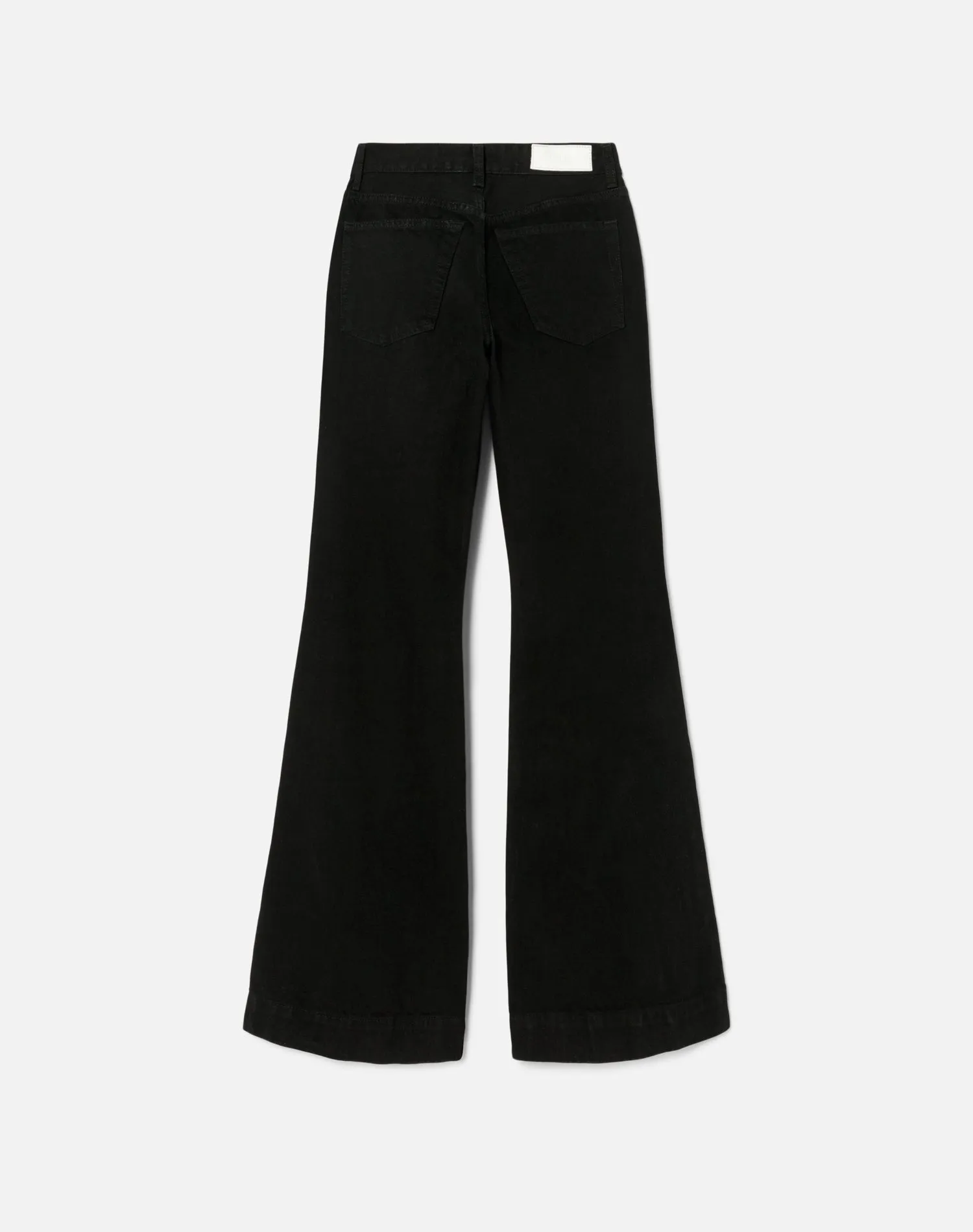 70s Low Rise Bell Bottom - Black