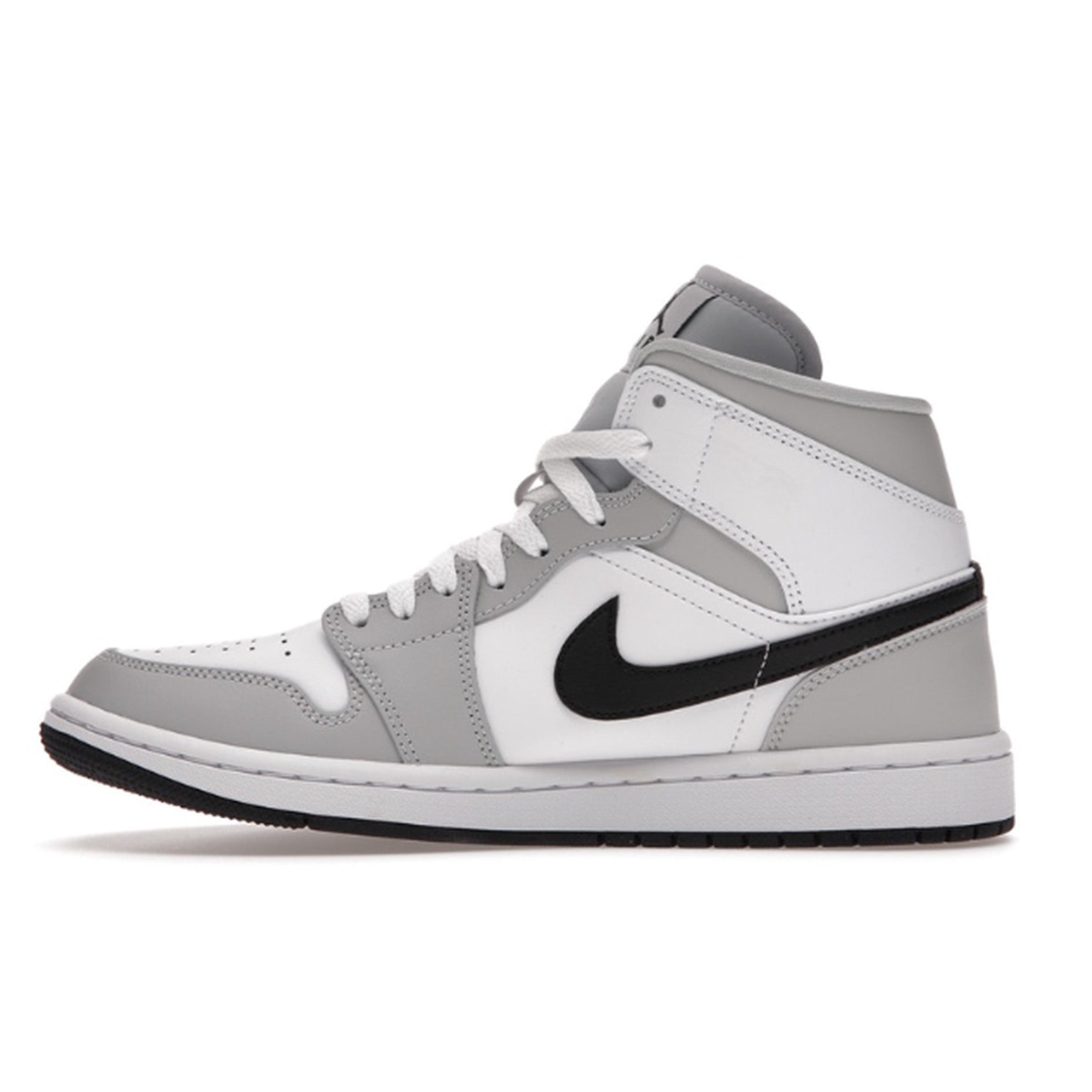 AIR JORDAN  1 MID 'LIGHT SMOKE GREY' TRAINERS