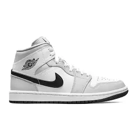 AIR JORDAN  1 MID 'LIGHT SMOKE GREY' TRAINERS