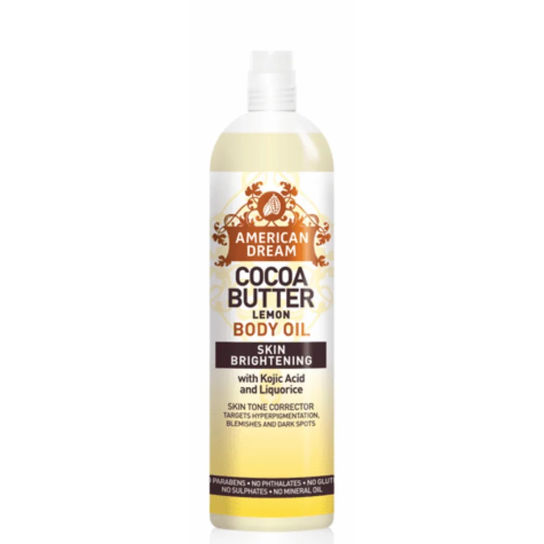 American Dream Huile Corporelle Citron Beurre de Cacao 200ml