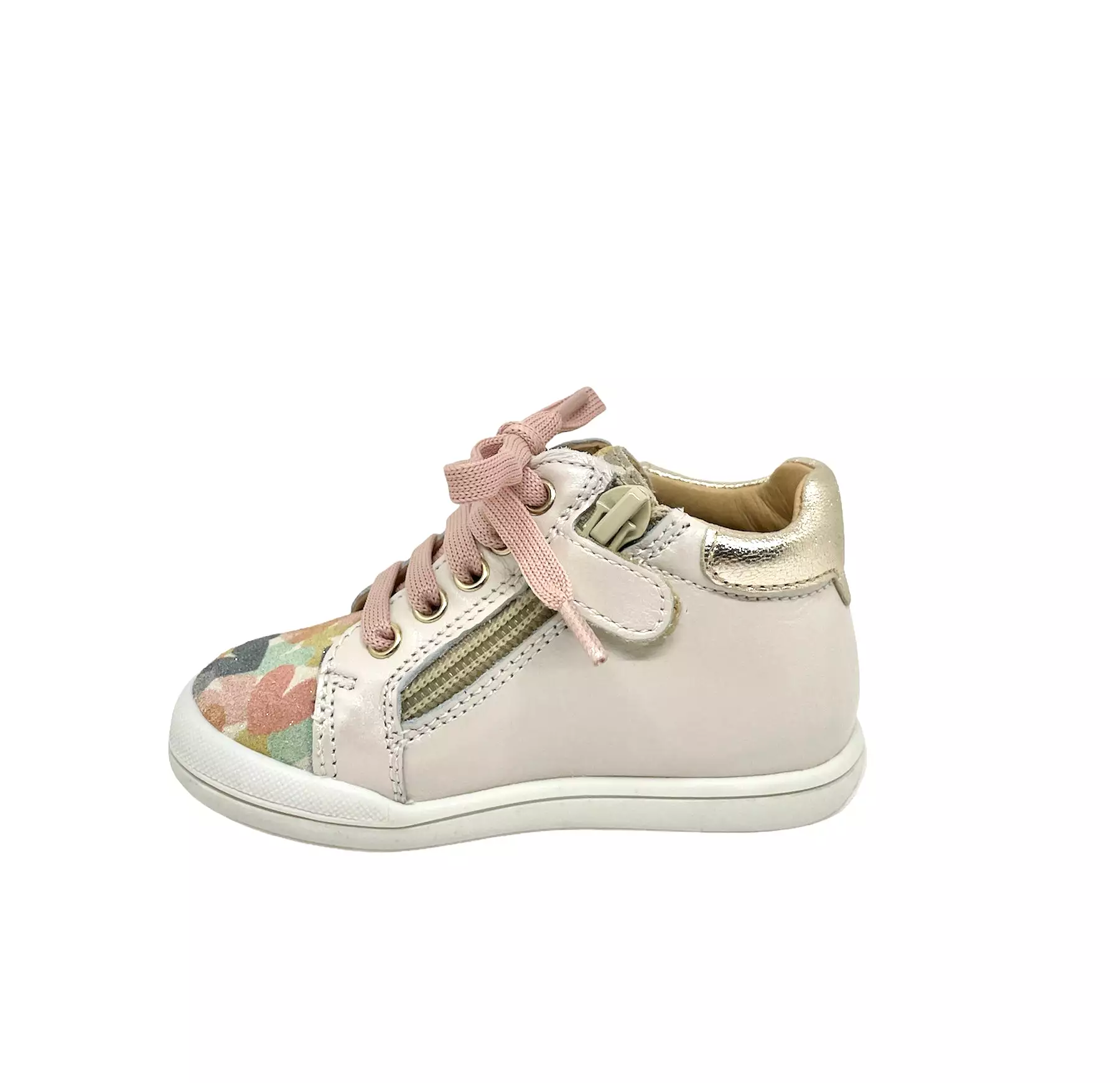 BABYBOTTE FASTY zip Blanc chaussures botillons