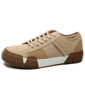 Beige casual lace up shoe sneaker 2454