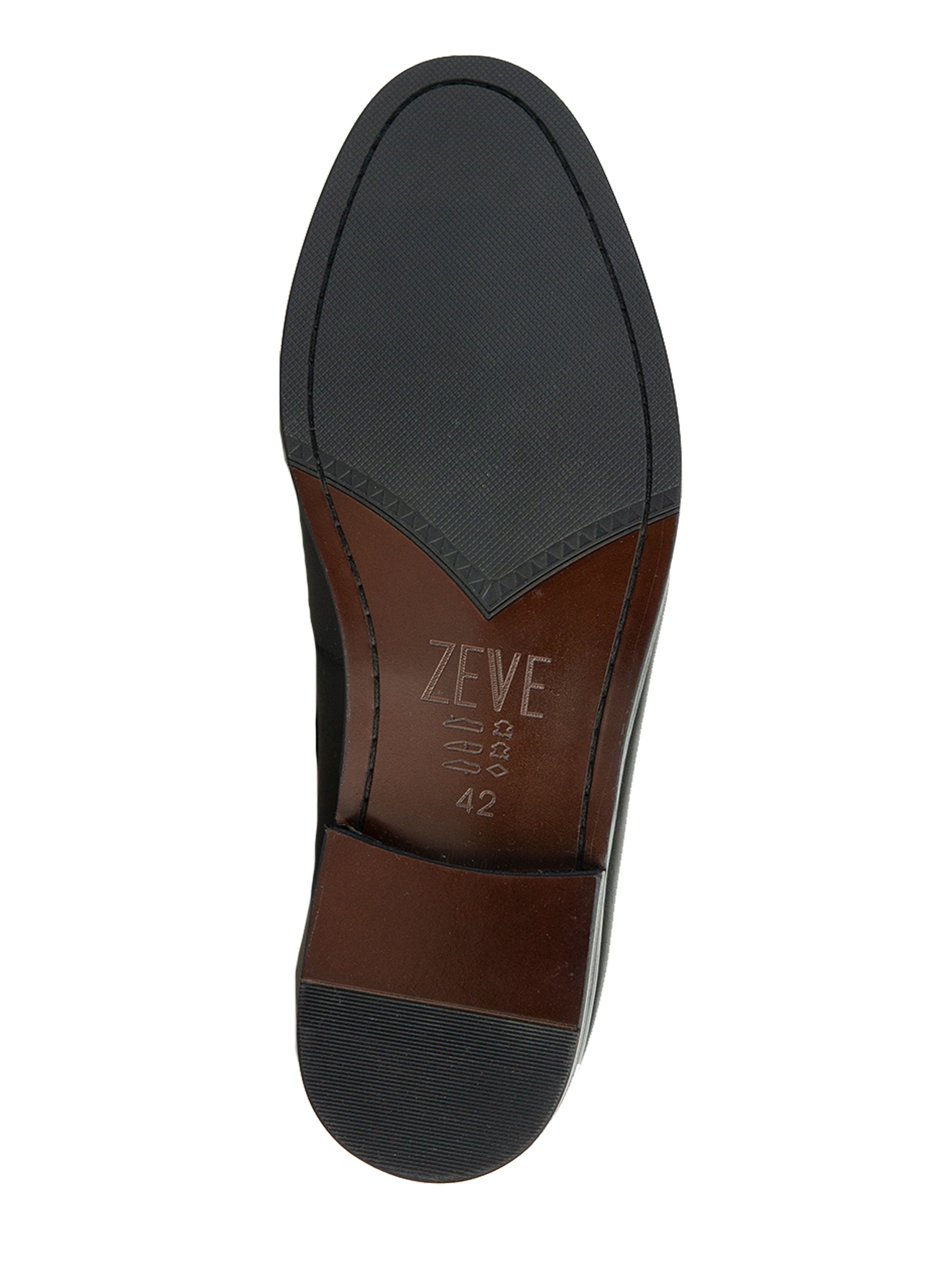 Belgian Loafer - Dark Brown Phyton Penny Strap with Studded Fringe (Hand Painted Patina)