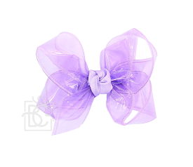 Beyond Creations - Large Waterproof Bow Clip in Light Orchid