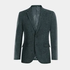  Blazer azul de donegal tweed slim fit