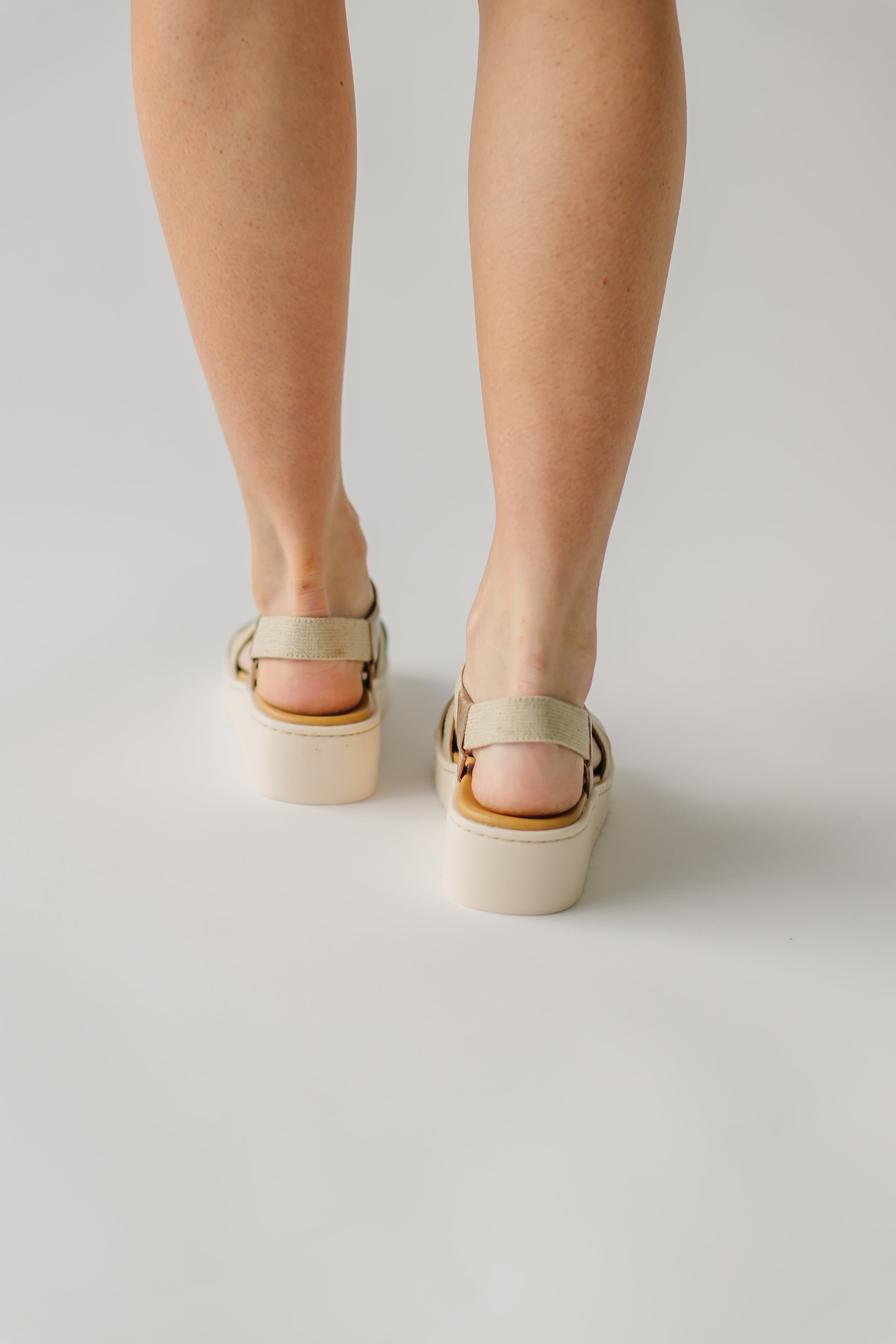 Born: Kasady Sandal in Light Gold Metallic