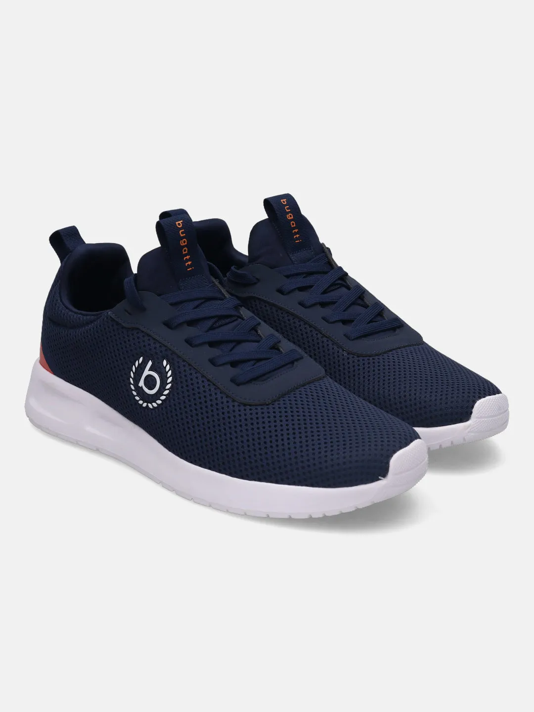 bugatti Dark Blue Athleisure Sneakers