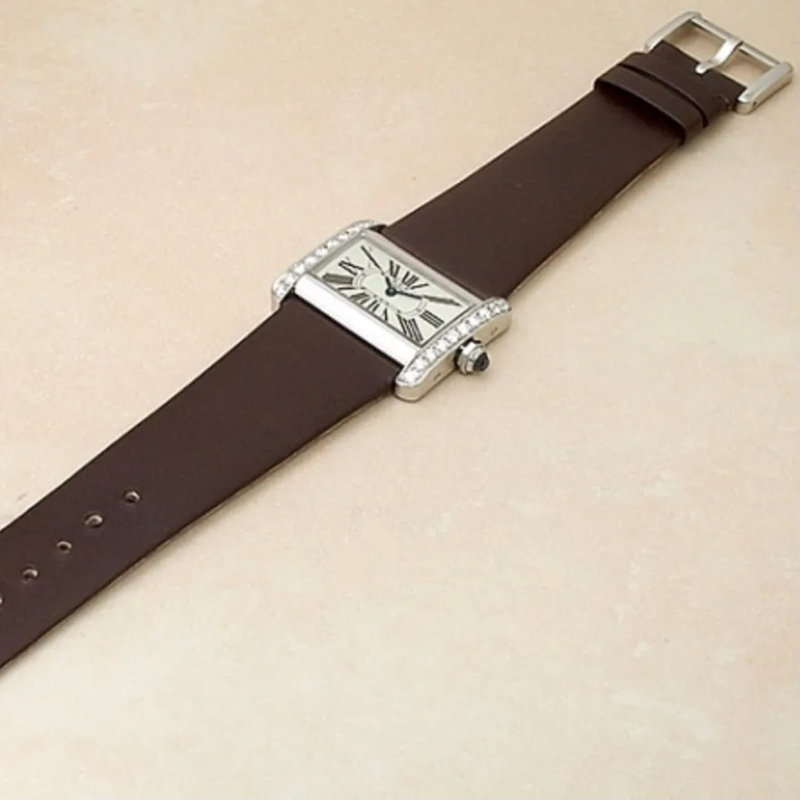 CARTIER DIVAN Quartz 31mm Steel DIAMOND Watch