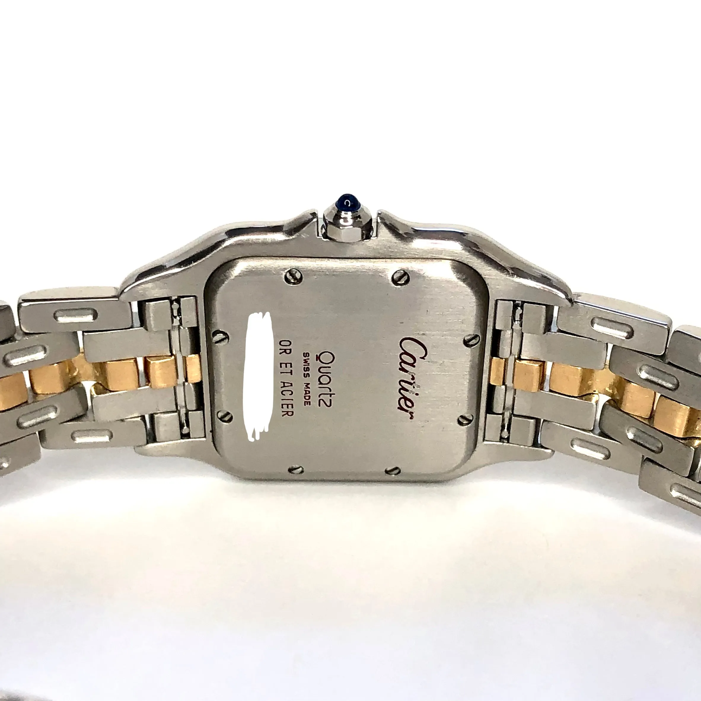 CARTIER PANTHERE Quartz 27mm 1 Row Gold 0.41TCW DIAMOND Watch