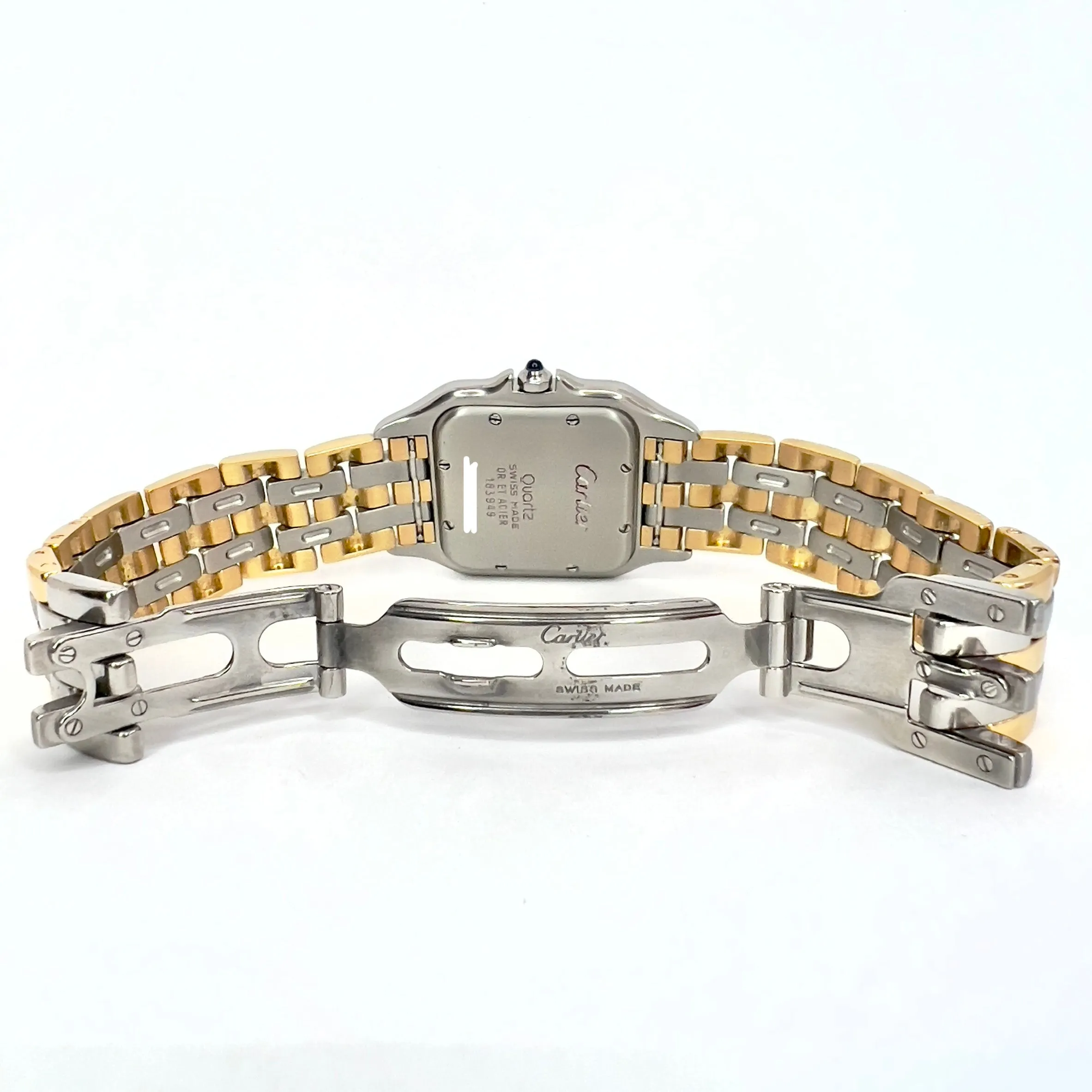 CARTIER PANTHERE Quartz 27mm 3 Row Gold 1.25TCW DIAMOND Watch