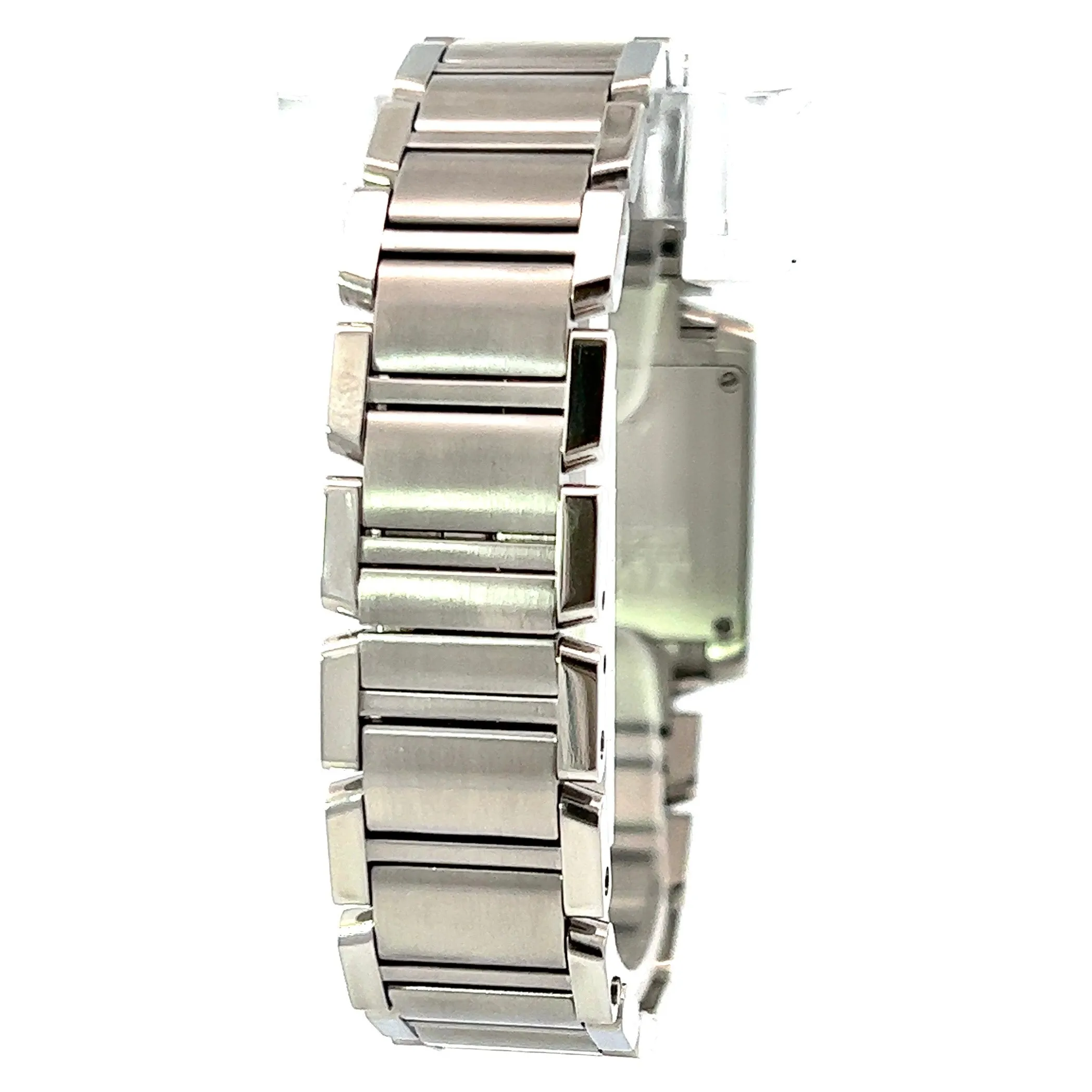 CARTIER TANK FRANCAISE 20mm Quartz Steel 0.68TCW DIAMOND Watch