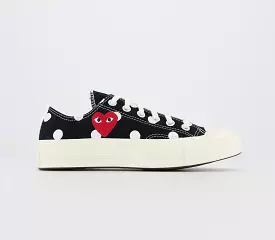 Comme Des Garcon Ct Lo 70S X Play Cdg Polka Black