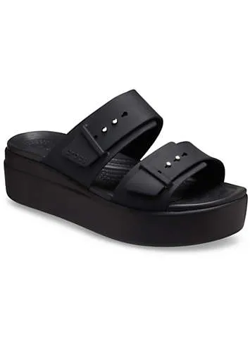 Crocs Black Brooklyn Sandals Low | Kaleidoscope