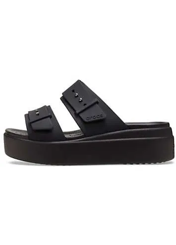 Crocs Black Brooklyn Sandals Low | Kaleidoscope