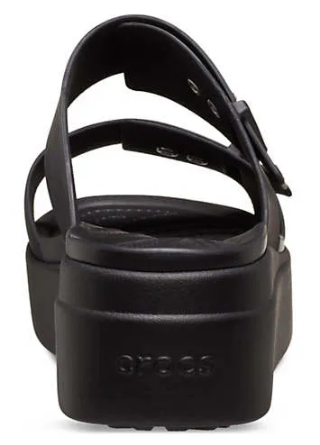 Crocs Black Brooklyn Sandals Low | Kaleidoscope