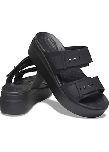 Crocs Black Brooklyn Sandals Low | Kaleidoscope