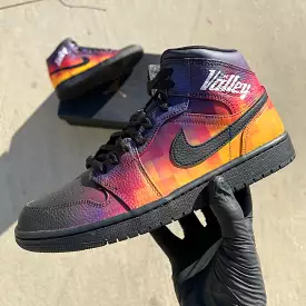 Custom Hand Painted The Valley Air Jordan 1 Mid