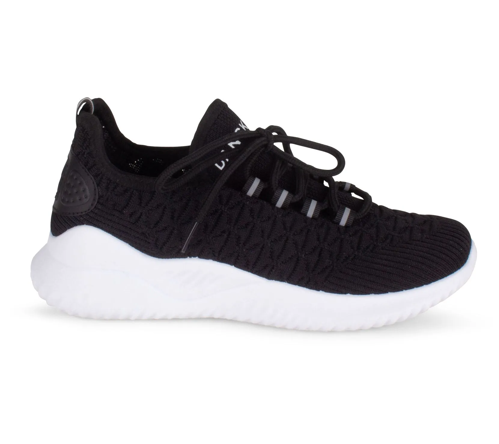 Danskin Knit Lace Up Sneaker - Stunt