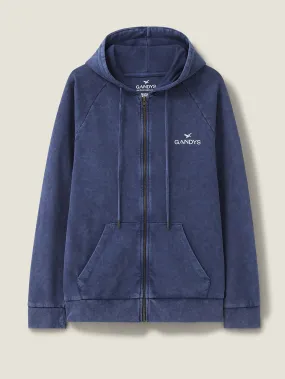 Deep Blue Maine Full Zip Hoodie