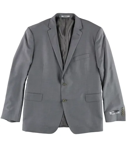 Dkny Mens Slim Fit Two Button Blazer Jacket, TW1