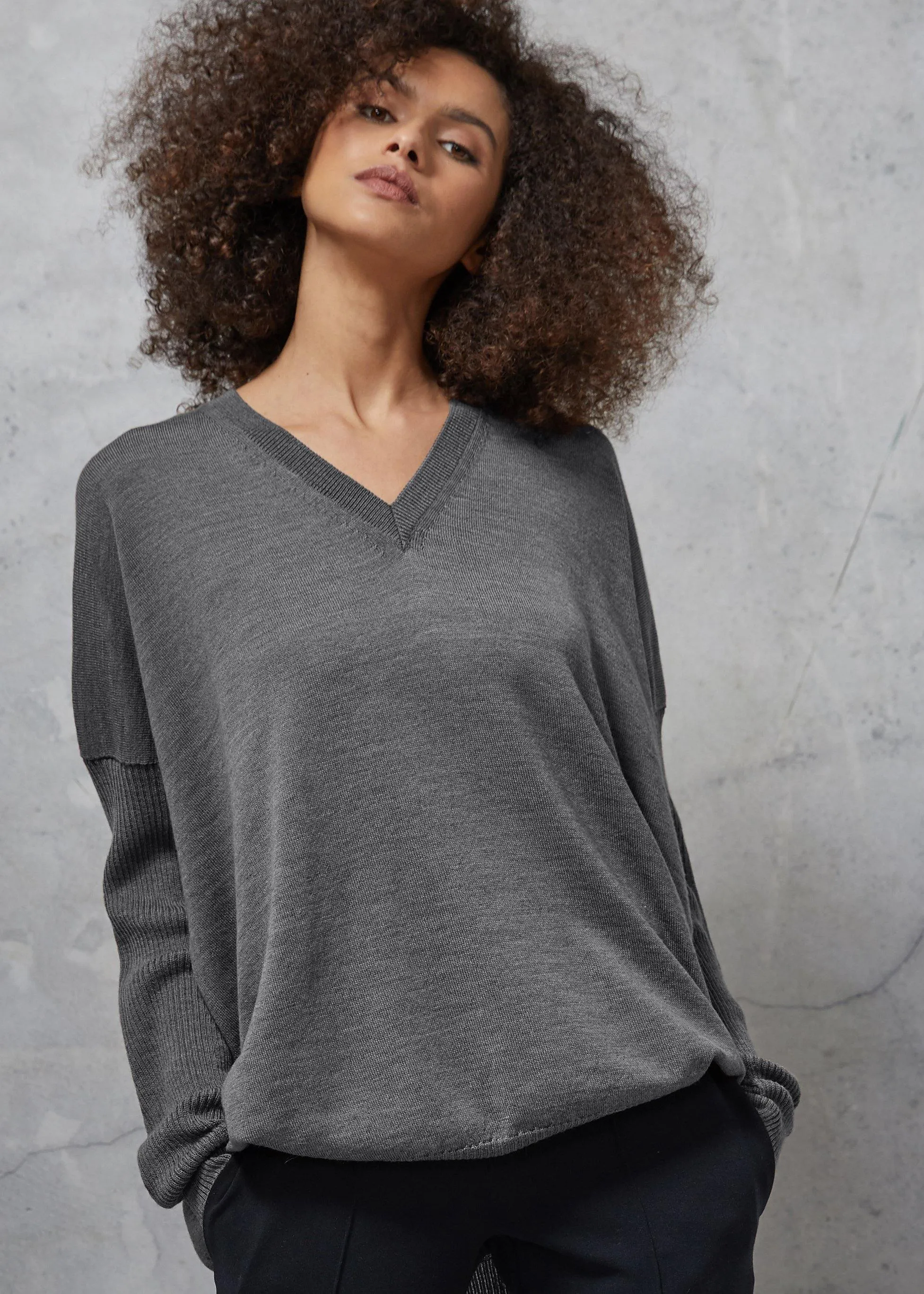 Foster V-Neck Relaxed Sweater