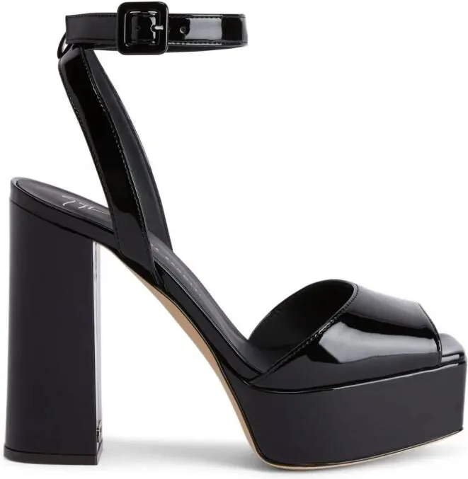 Giuseppe Zanotti New Betty 120mm open-toe sandals Black