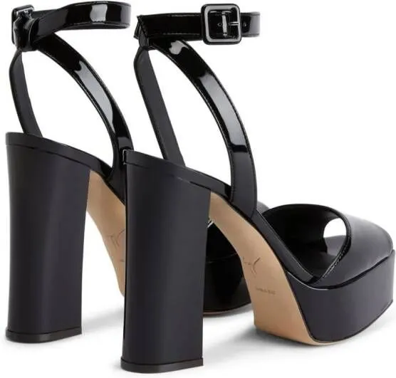 Giuseppe Zanotti New Betty 120mm open-toe sandals Black