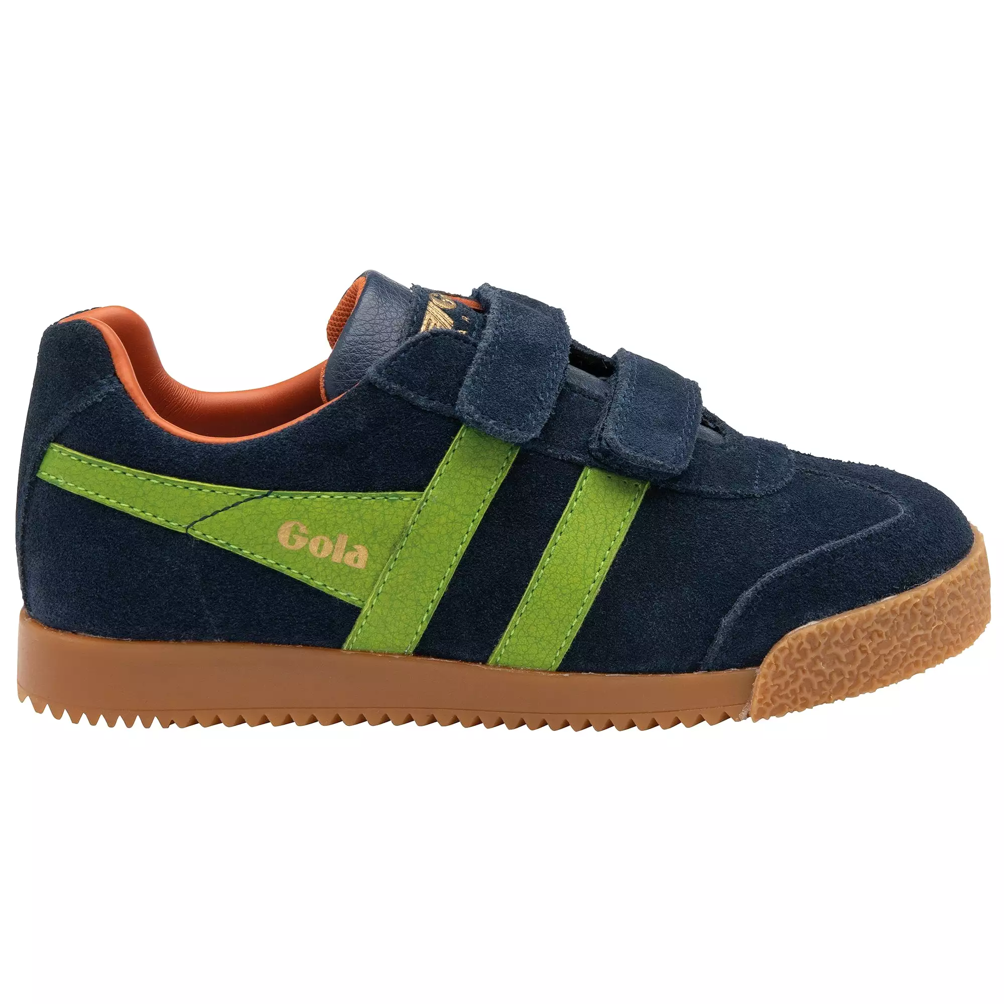 GOLA HARRIER strap marine vert basket sneakers