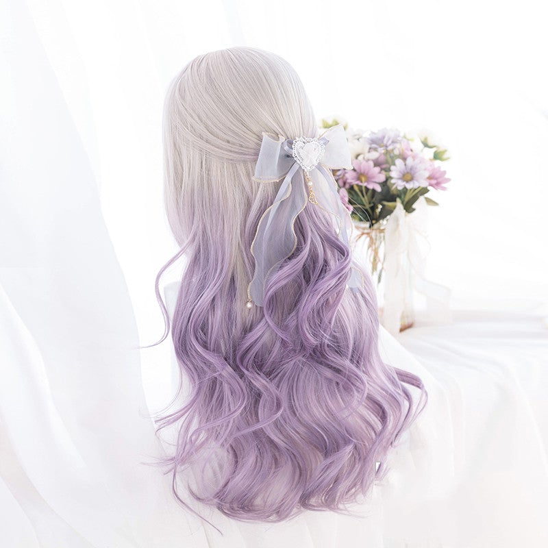 Gradient violet Lolita wig by0992