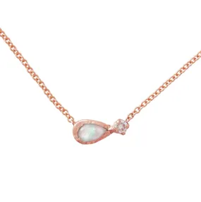 Guiding Light Necklace in Rose Gold