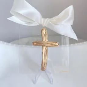 Hand Painted Acrylic Ornament, Cross