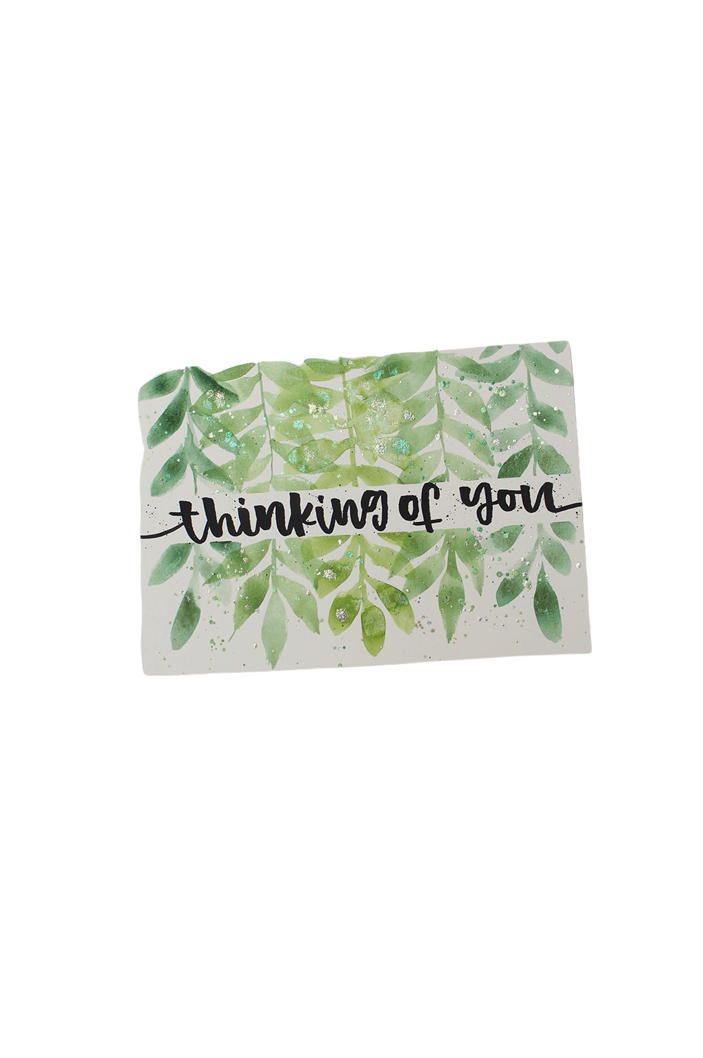 Hand painted Card by Samantha Morgan: Thinking of You