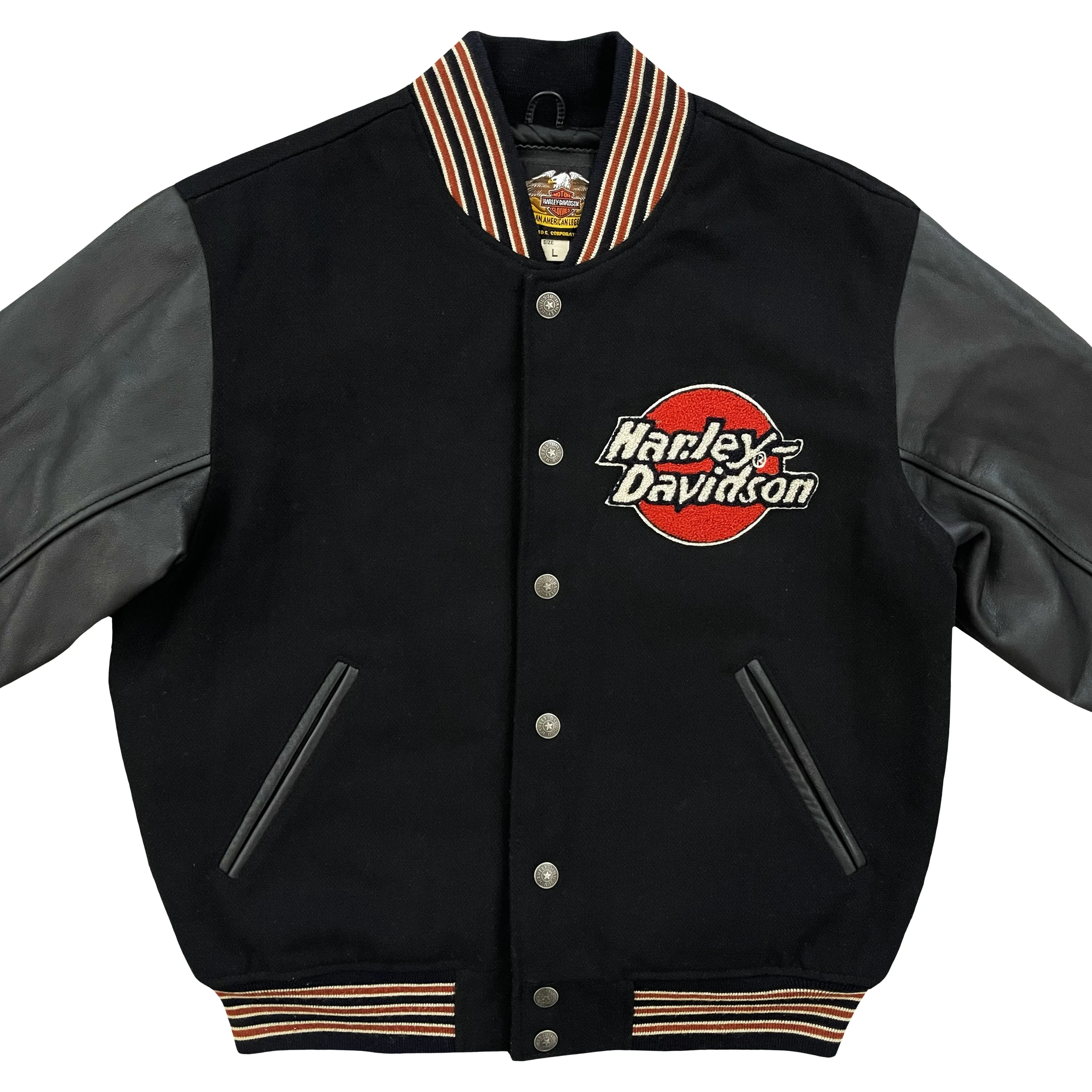 Harley Davidson Varsity Jacket - M