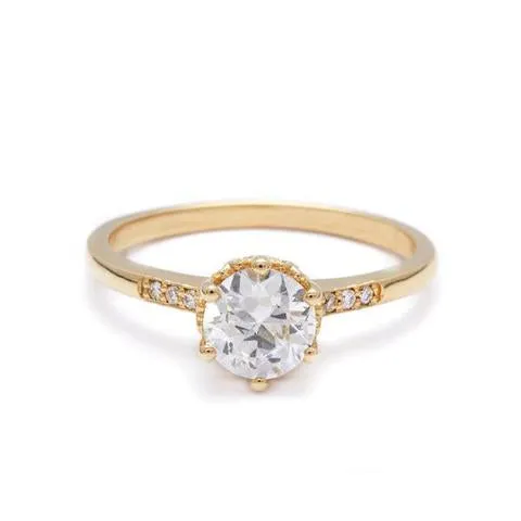 Hazeline Solitaire Ring