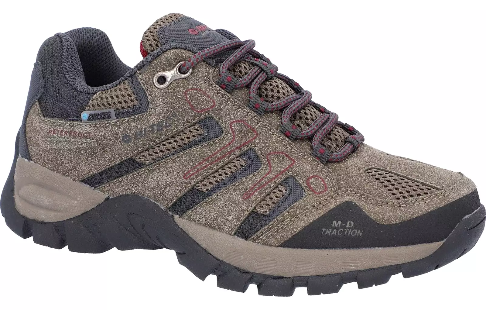 Hi-Tec Torca Low Womens Waterproof Walking Shoe