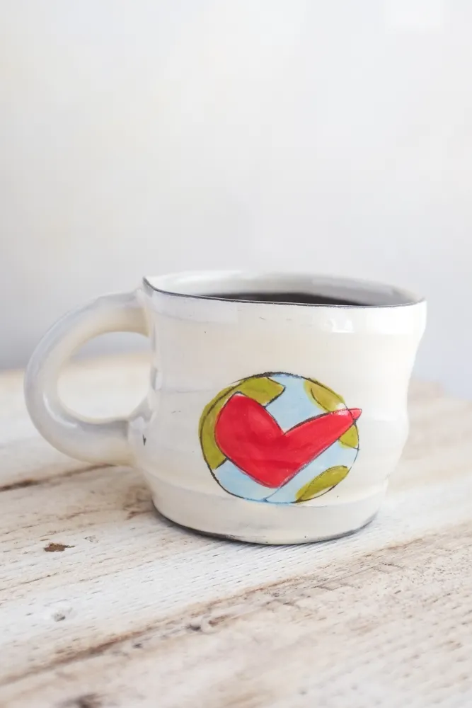 In This Together Hand Painted Ceramic Mug