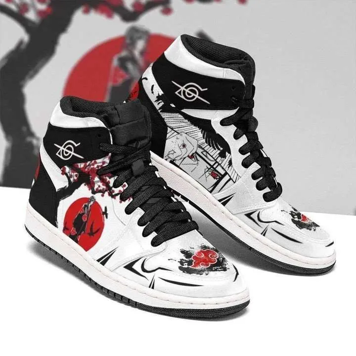 Itachi Shoes Uchiha Naruto Shoes Anime Basketball Sneakers