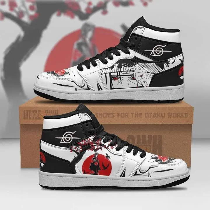 Itachi Shoes Uchiha Naruto Shoes Anime Basketball Sneakers