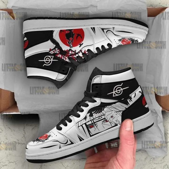 Itachi Shoes Uchiha Naruto Shoes Anime Basketball Sneakers