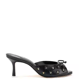 Jasmine Mule In Black Leather