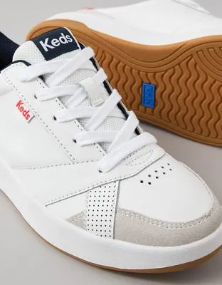 Keds The Court Leather Lace-Up Sneaker-