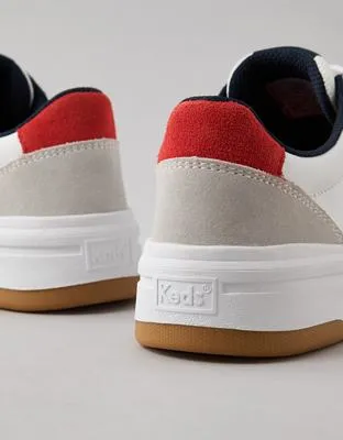 Keds The Court Leather Lace-Up Sneaker-