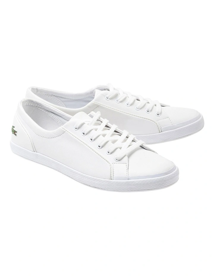 Lancelle Leather Lace-Up Sneaker in White