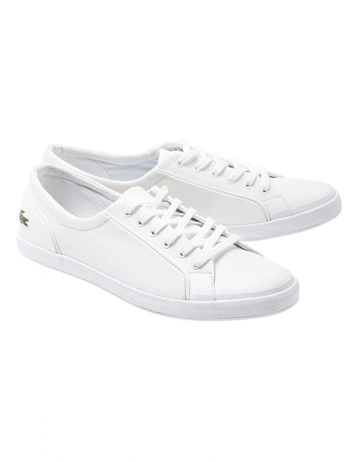 Lancelle Leather Lace-Up Sneaker in White