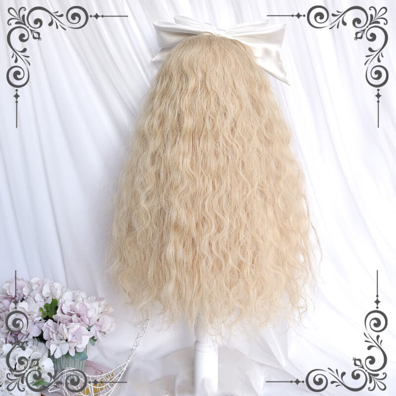 Lolita retro curly fluffy wool curly wig by31802