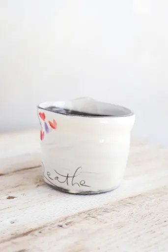 Love Tree Hand Painted Ceramic Mug