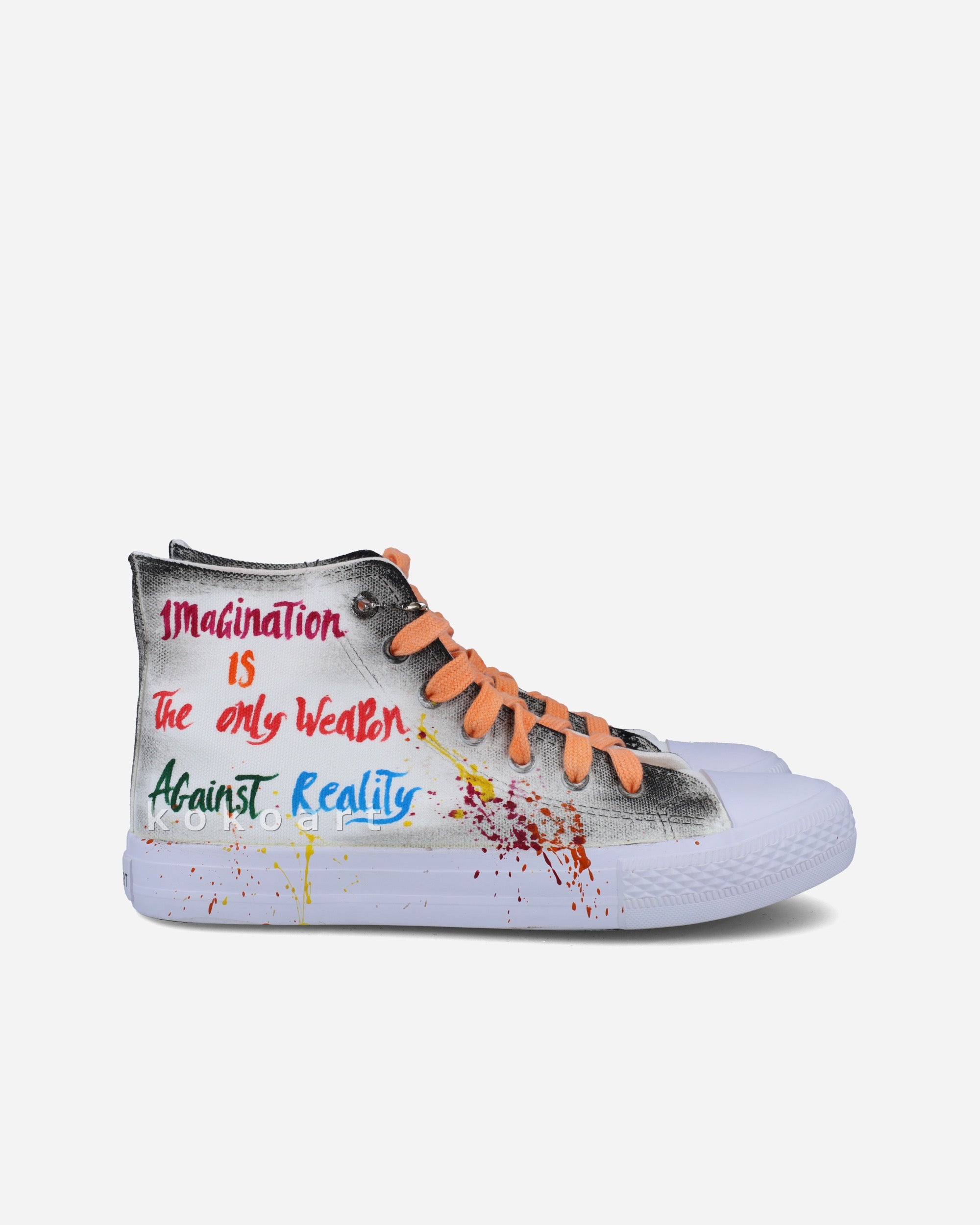 Mad Hatter Hand Painted Shoes