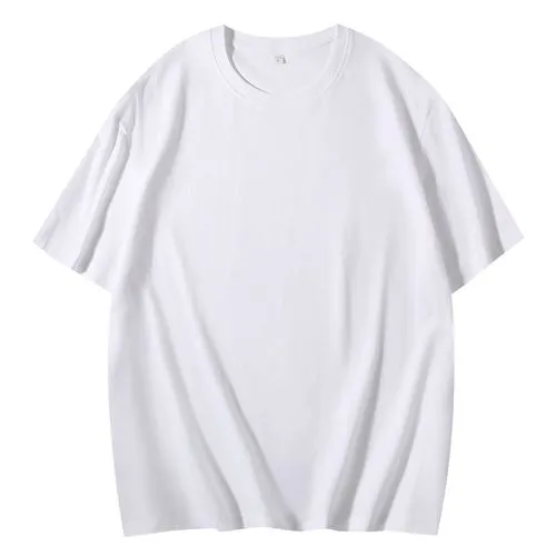 Men's T-shirt Short Sleeve Women's T-Shirts Basic Solid Color